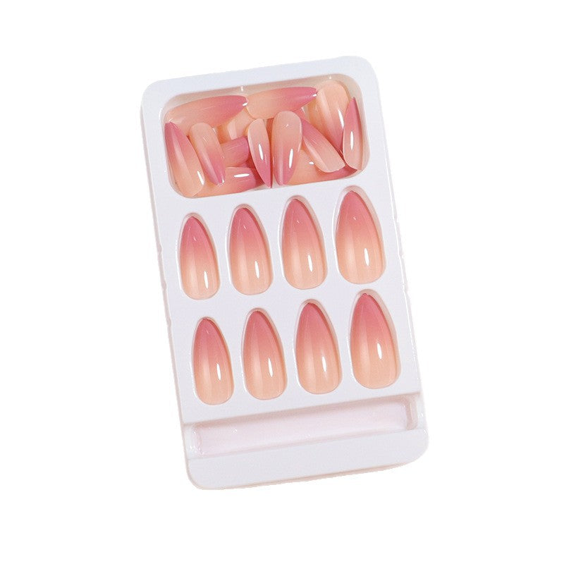 Gradient Ombre Stiletto Press-On Nails Bowlift