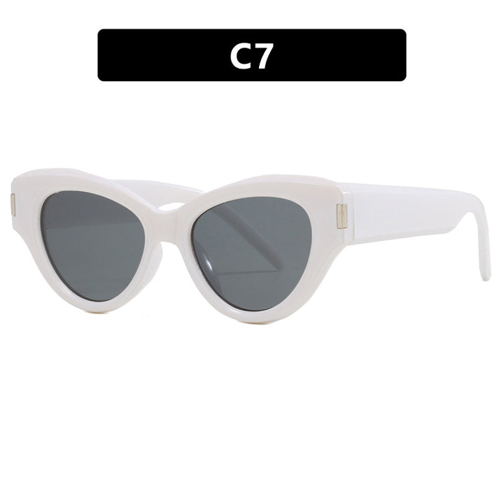 Ladies stylish Cat-Eye sunglasses with transparent frame Bowlift