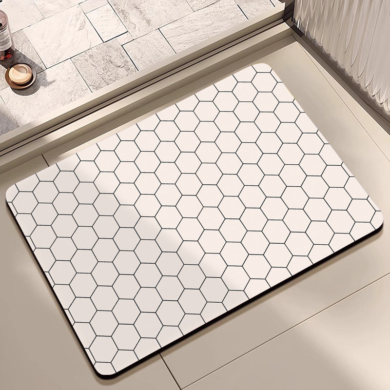 Geometric Pattern Decorative Floor Mat Bowlift