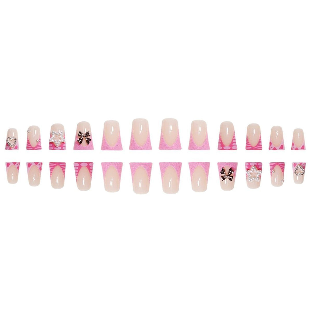 Floral Accent Nail Art Extensions Bowlift
