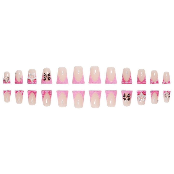 Floral Accent Nail Art Extensions Bowlift