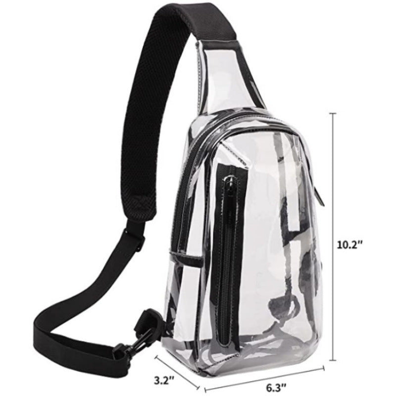 Transparent Shoulder Bag with Secure Access Bowlift