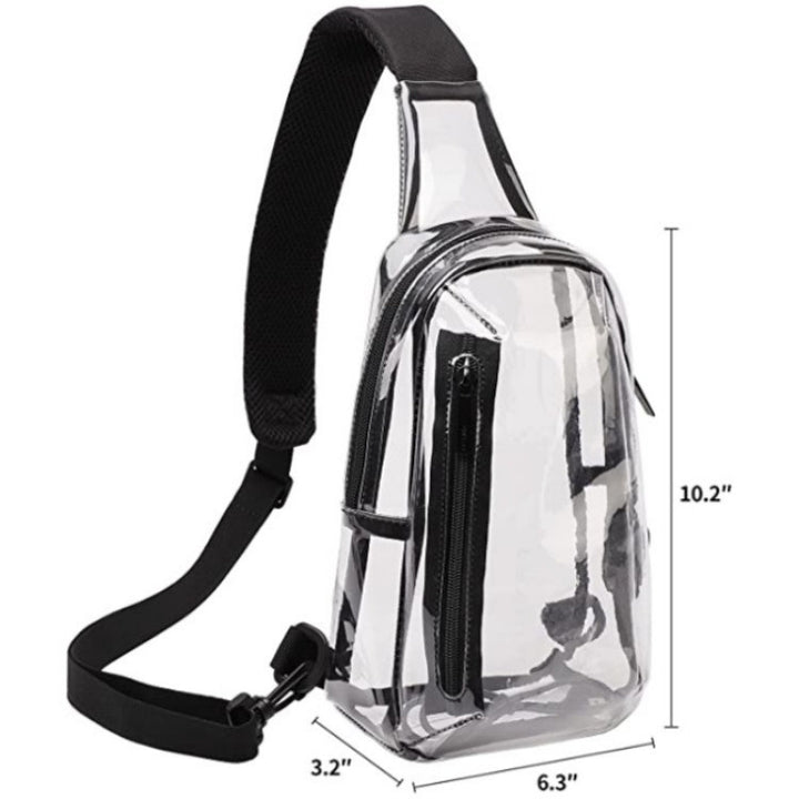 Transparent Shoulder Bag with Secure Access Bowlift