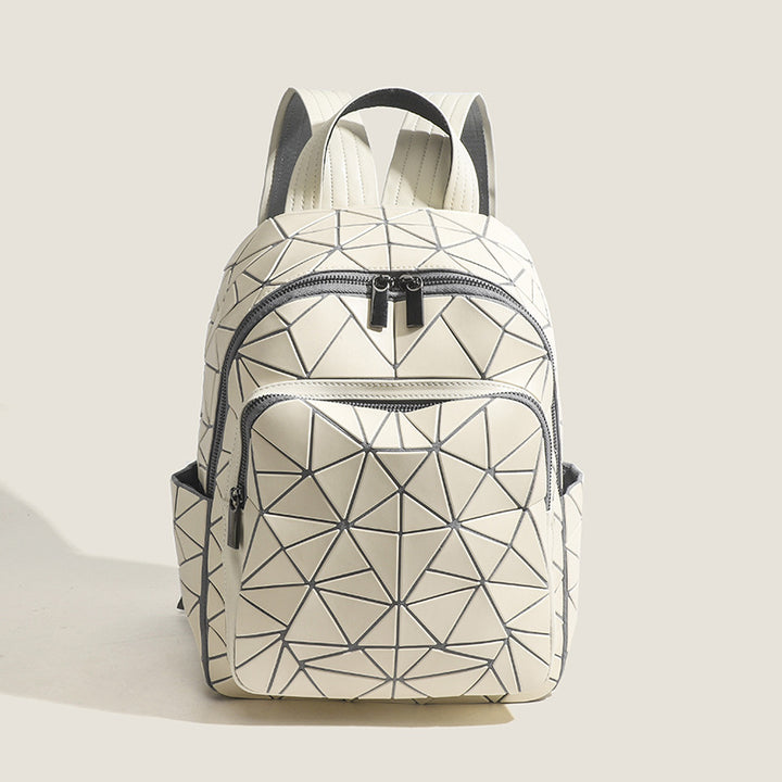 Geometric Patterned Stylish Backpack