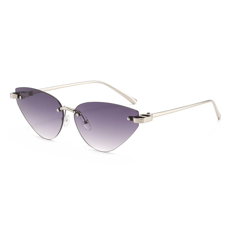 Women elegant Cat-Eye sunglasses with ultra-light metal frame Bowlift