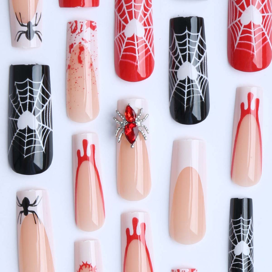 Creative Halloween-themed nail art Bowlift