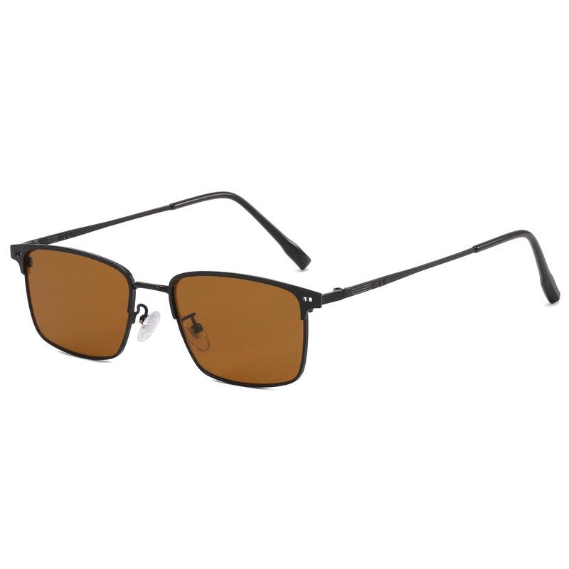 Women's elegant square glasses with fine metal frame Bowlift