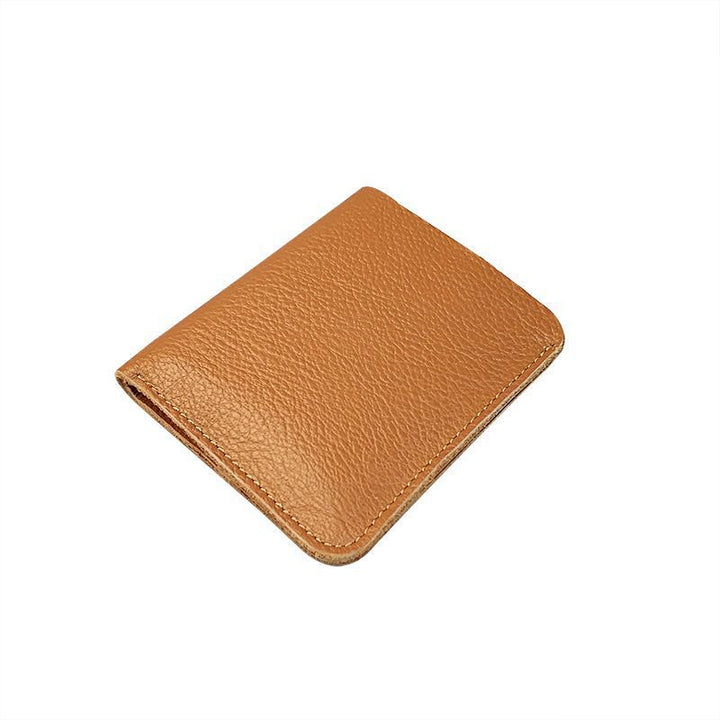 Textured Leather Bi-Fold Wallet Bowlift