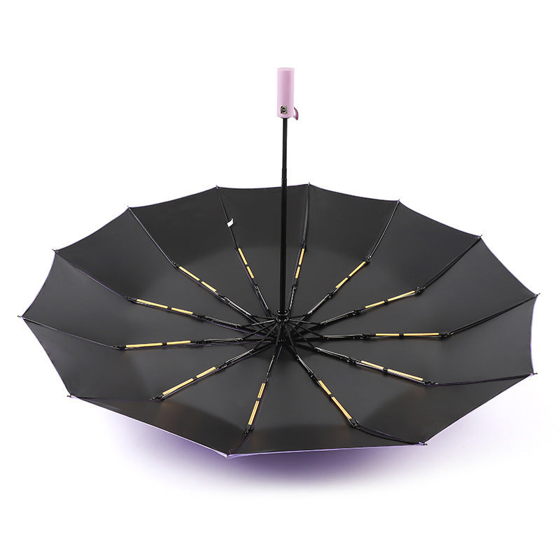 Women Automatic Umbrella Bowlift