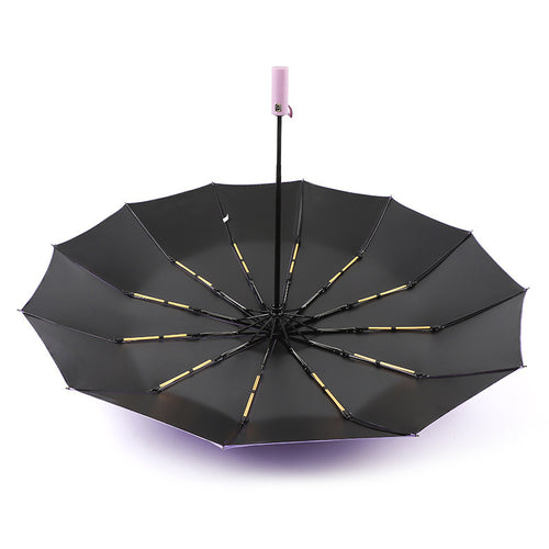 Women Automatic Umbrella Bowlift