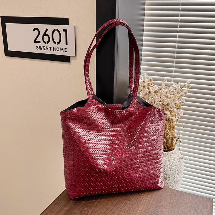 WoSpacious Woven Tote Bag Bowlift