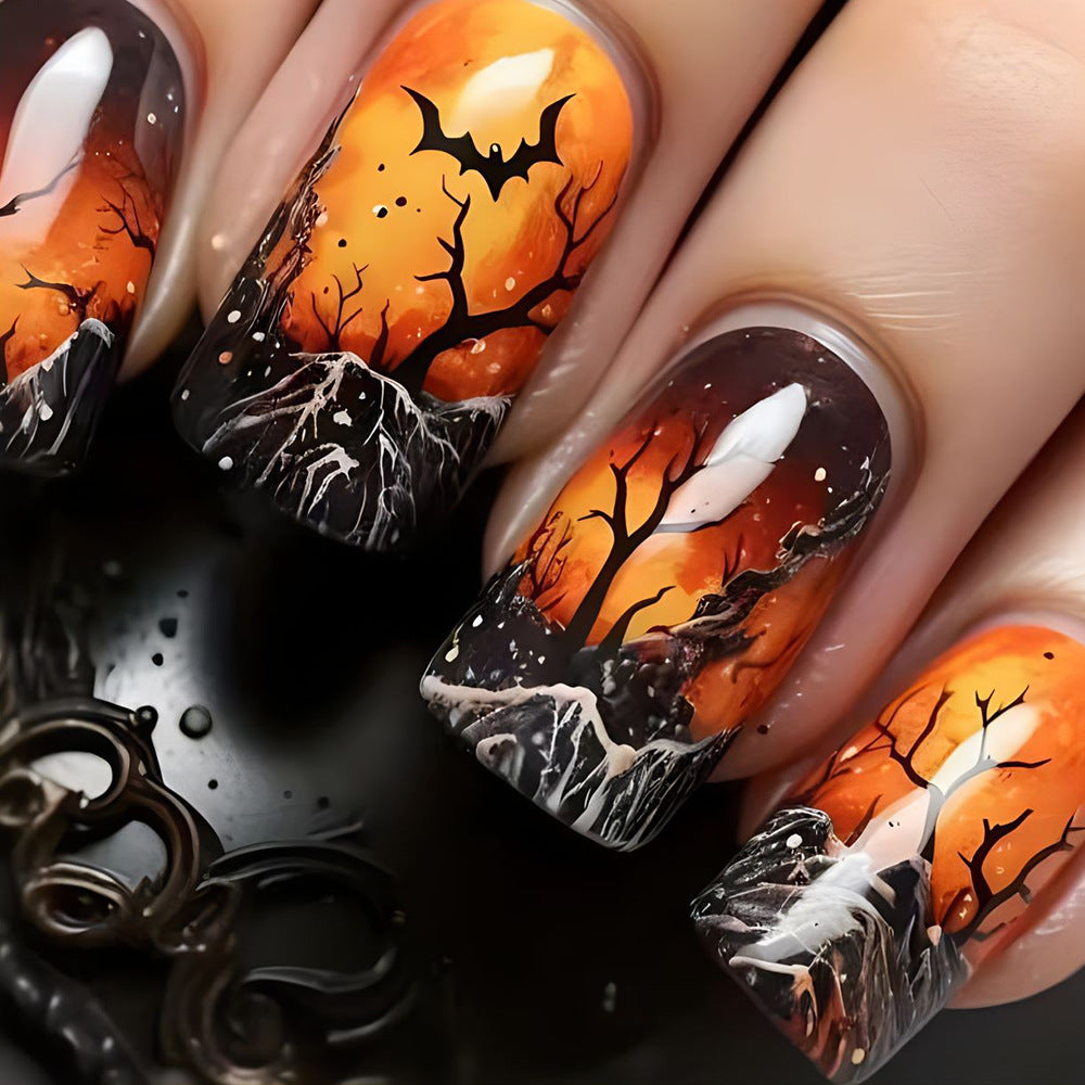 Creative Halloween-Themed Nail Art Set Bowlift