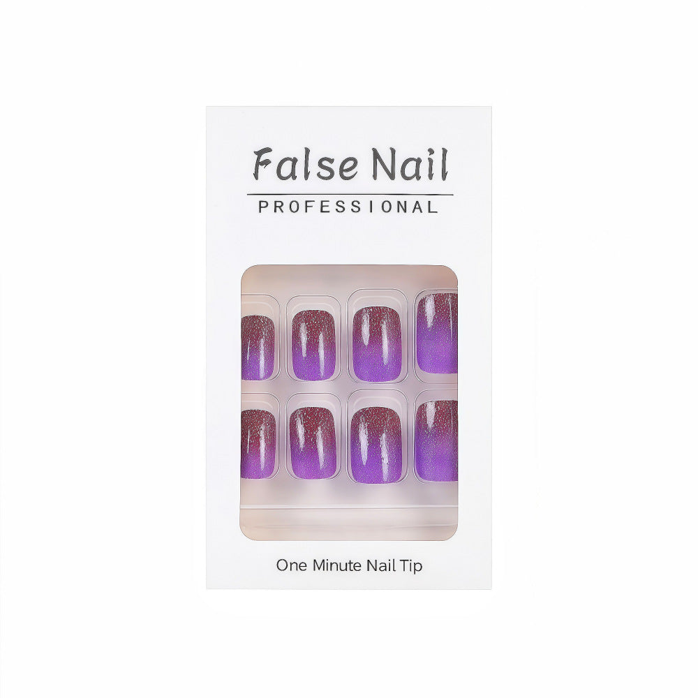 Glamorous Ombre Artificial Nails Bowlift