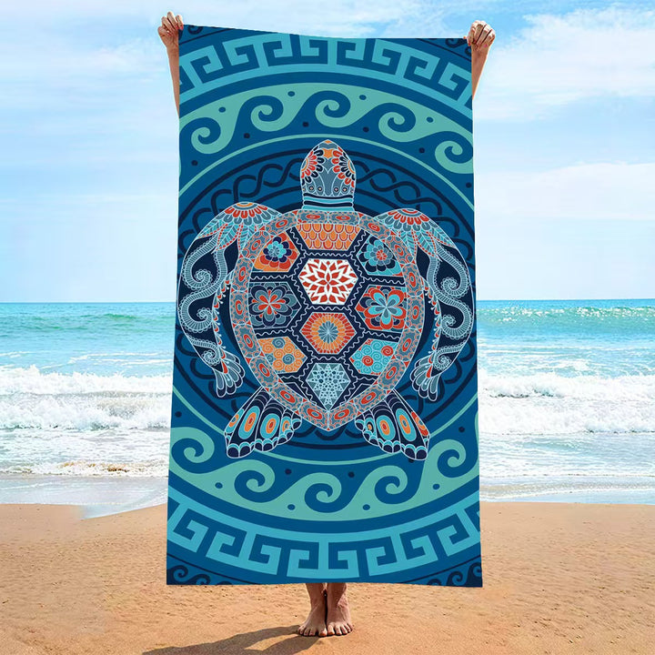 Women's beach towel with creative golf theme Bowlift