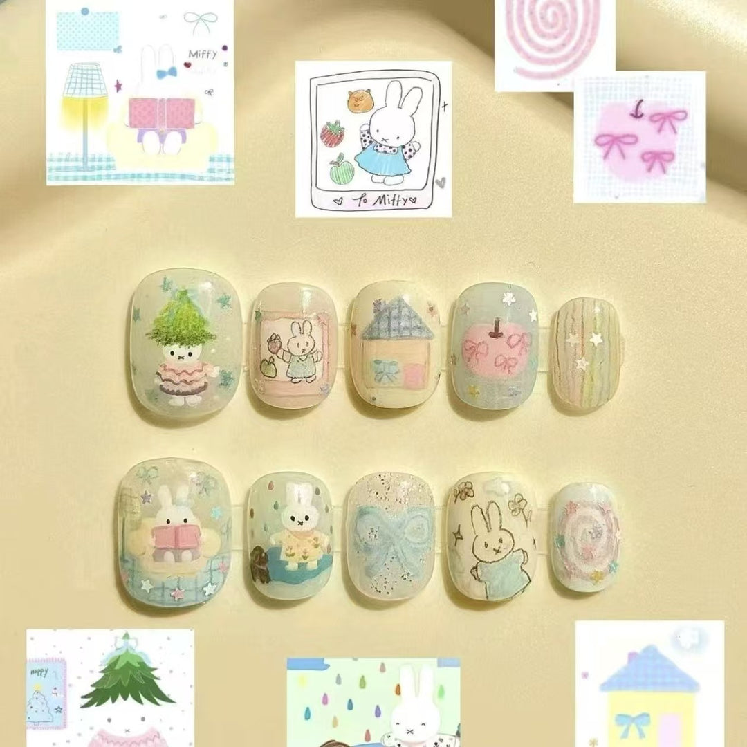 Artistic Character Nail Art Set Bowlift