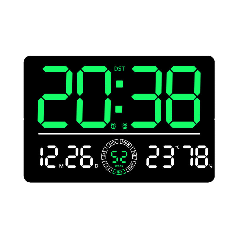 Digital Multifunction Alarm Clock with Hygrometer and Temperature Display Bowlift