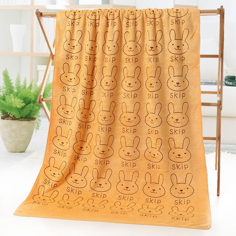 Cartoon-Themed Plush Fleece Blanket