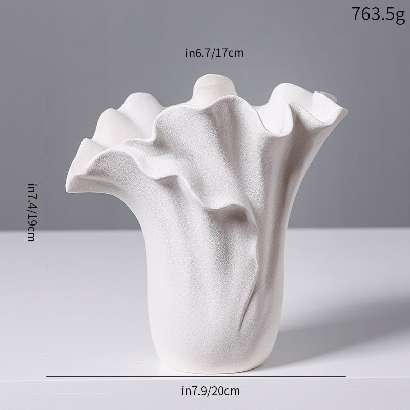 Artistic Textured Ceramic Vase