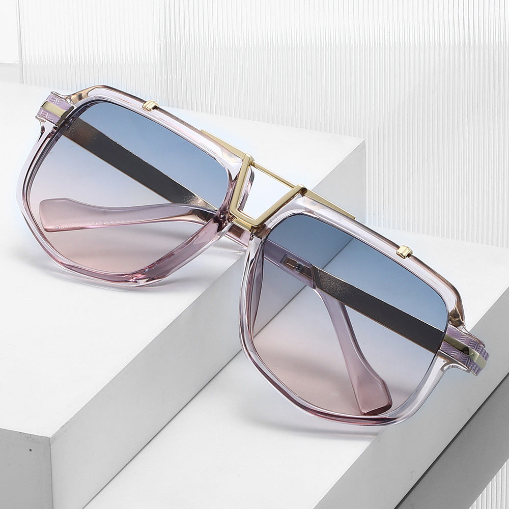 Chic Geometric Square Frame Sunglasses Bowlift