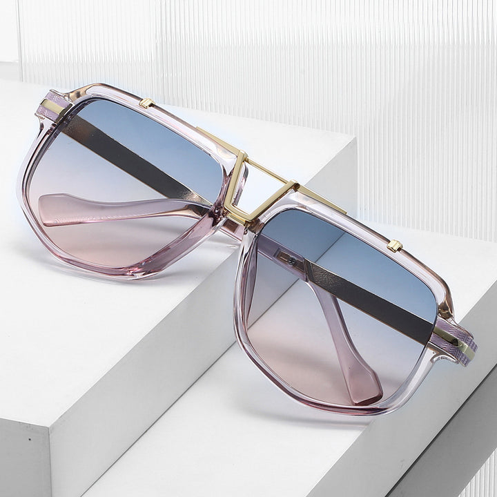 Chic Geometric Square Frame Sunglasses Bowlift