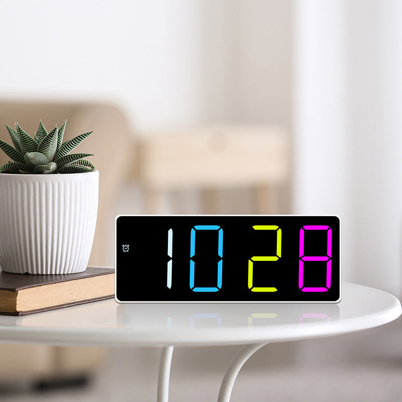 Digital Alarm Clock In Minimalistic Design Bowlift