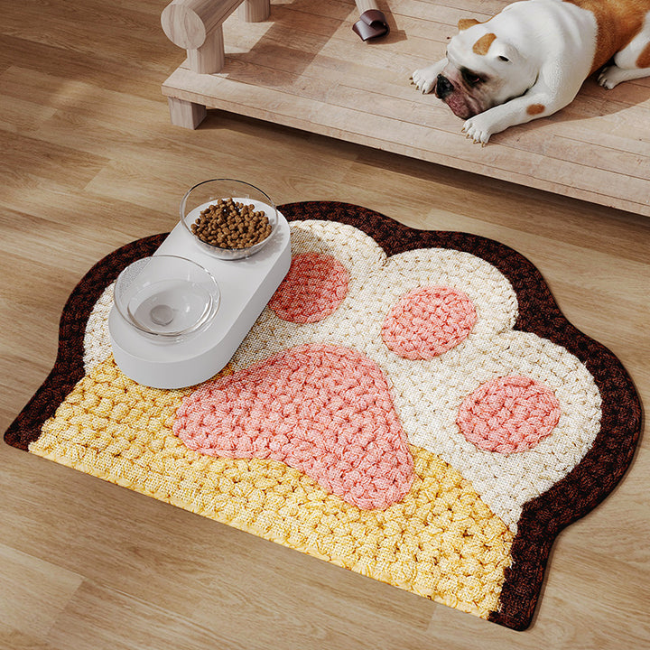 Decorative Pet Feeding Mat Bowlift