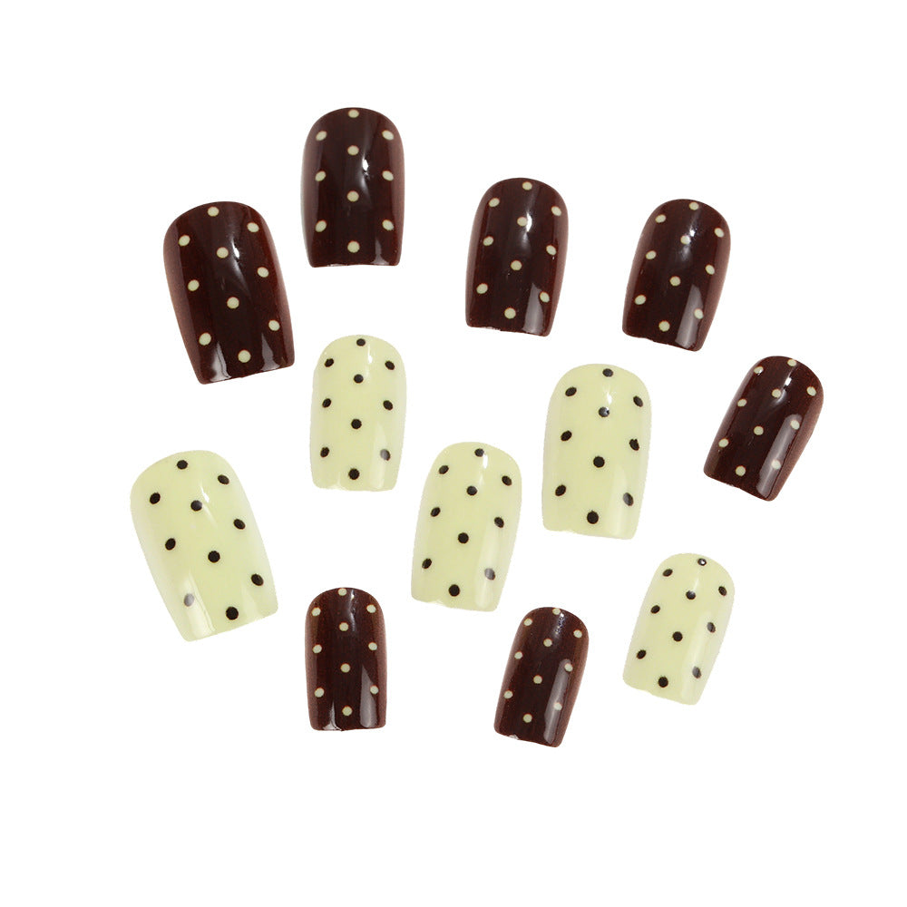 Creative Art Nails with Dots Bowlift