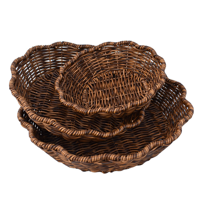 Multi-Tiered Woven Basket Set Bowlift