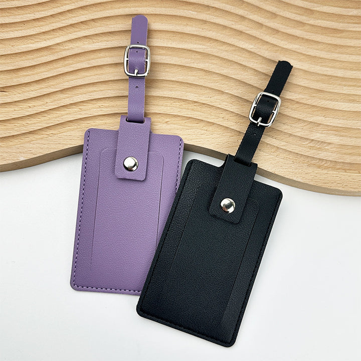 Leather Travel Luggage Tag Bowlift