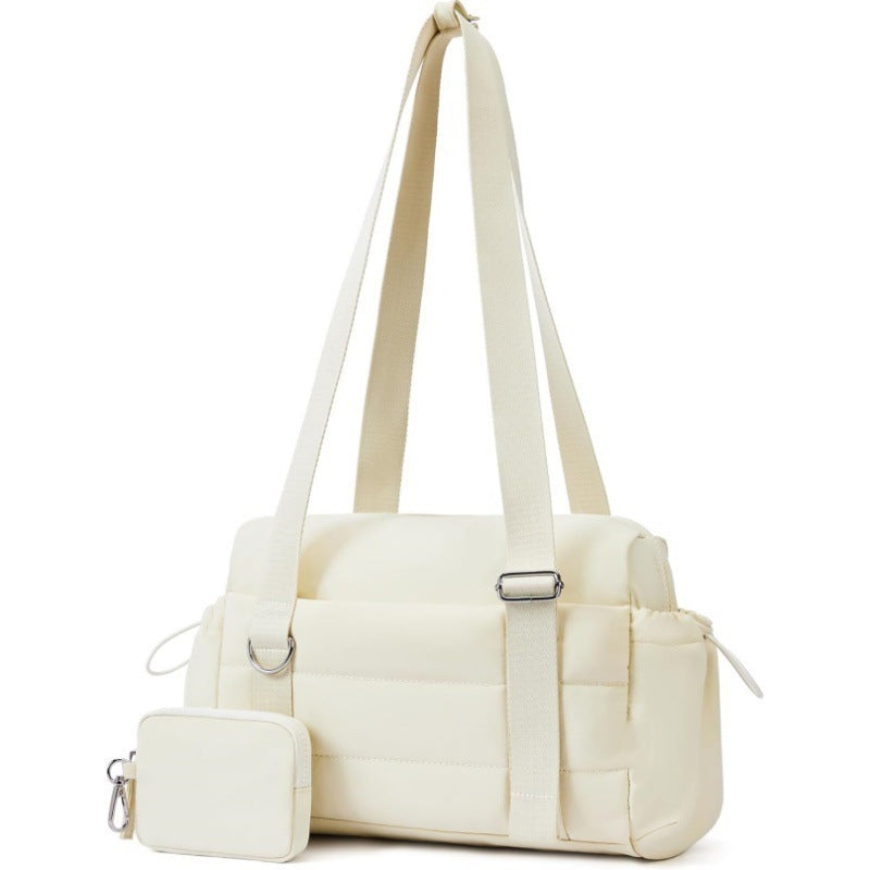 sporty shoulder bag with removable cosmetic bag Bowlift