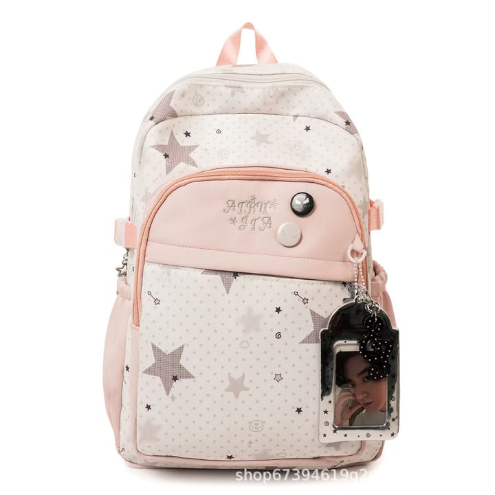 Stylish Star Patterned Backpack Bowlift