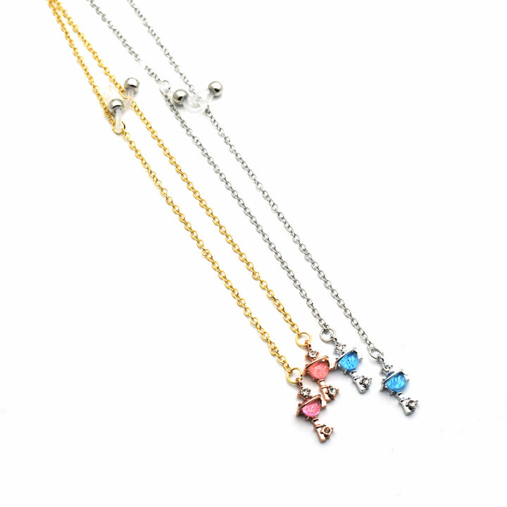 Elegant Dual-Tone Eyewear Chain Bowlift