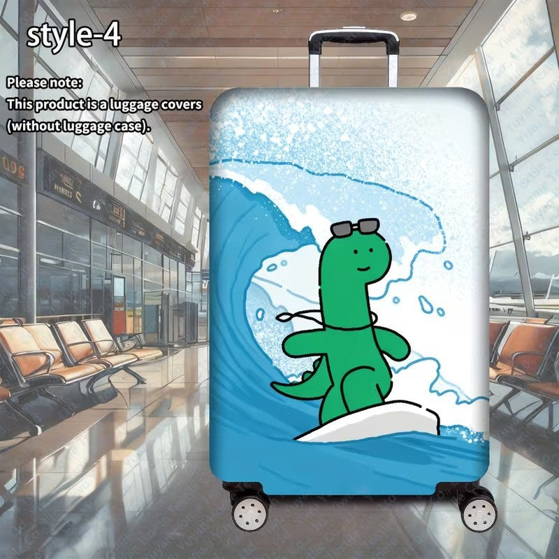 Unisex Luggage Cover with Creative Dinosaur Design Bowlift