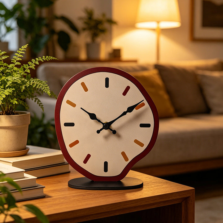 Quirky Surrealist Tabletop Decorative Alarm Clock Bowlift
