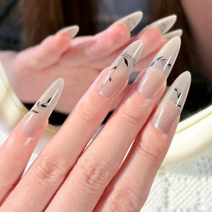 Crystal Embellished Press-On Nails Bowlift