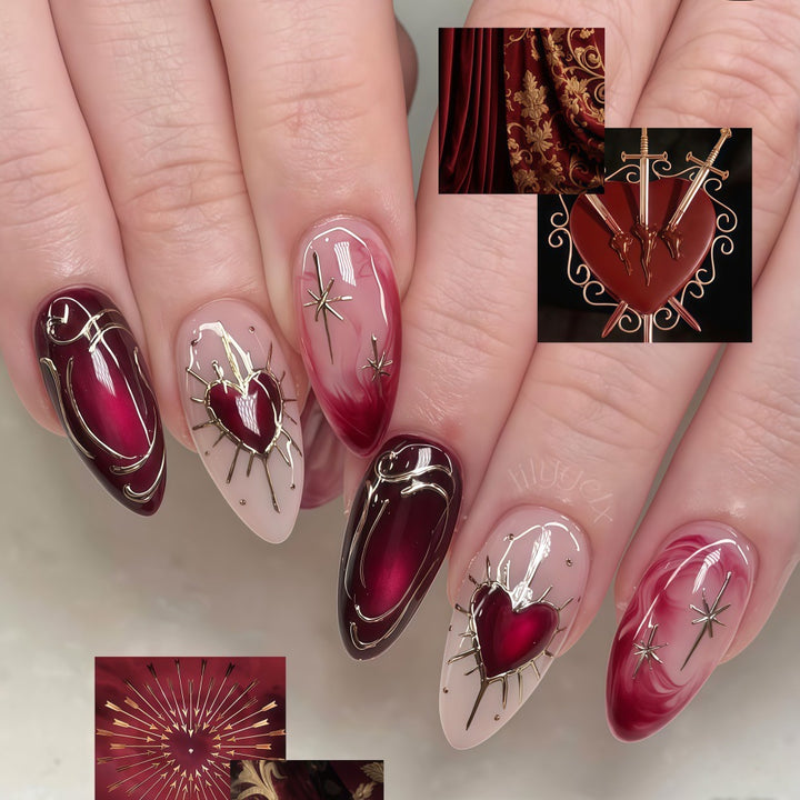 Decorative Artificial Nails Set Bowlift