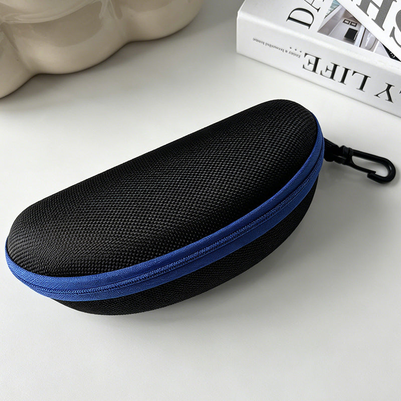 Protective Semi-Rigid Zippered Sunglasses Case with Carabiner Bowlift
