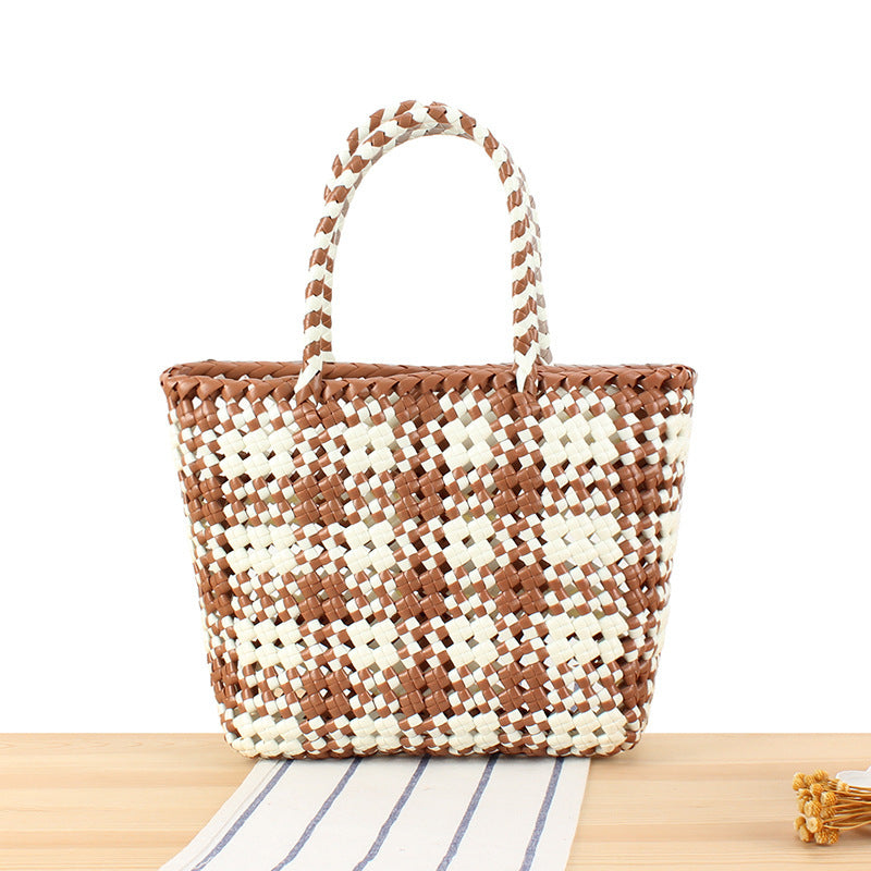 Large Tote Bag Made of Woven Material Bowlift
