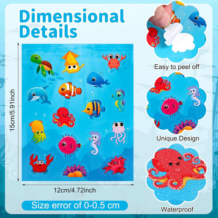 Ocean-Themed Sticker Set Bowlift
