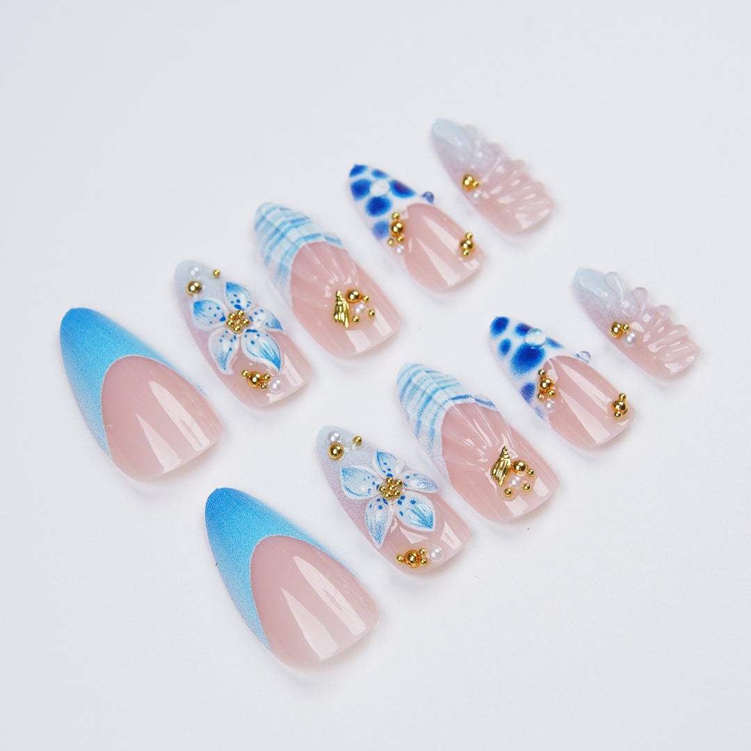 Acrylic Nail Set Bowlift