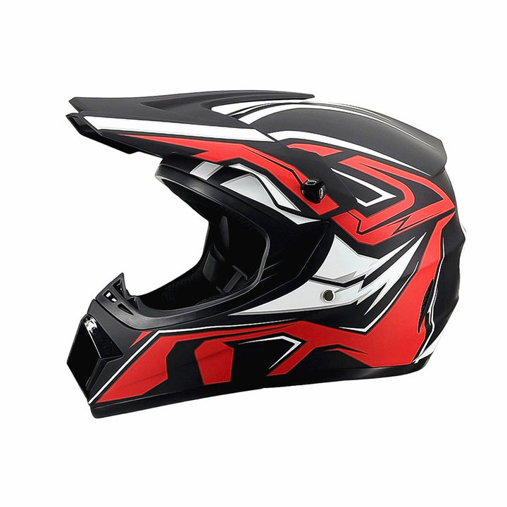 full-face motocross helmet with extended visor and reinforced chin guard Bowlift