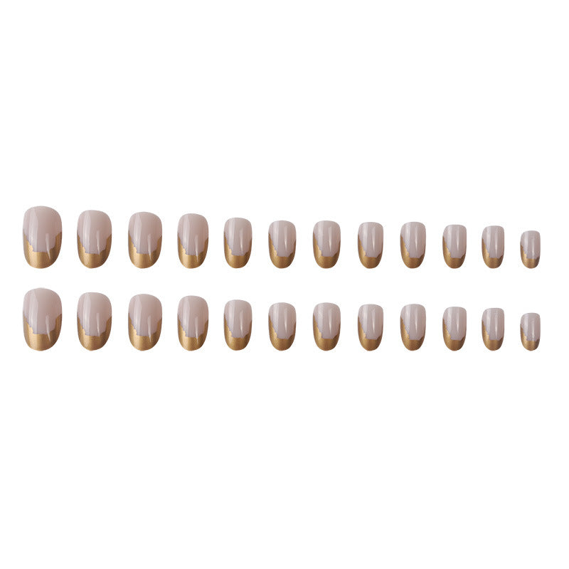 Elegant French Tip Gel Nail Extensions Bowlift