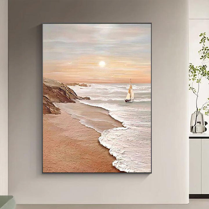 Coastal Serenity Canvas Artwork