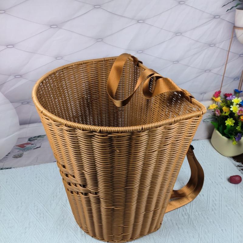 Modern Woven Laundry Basket Bowlift