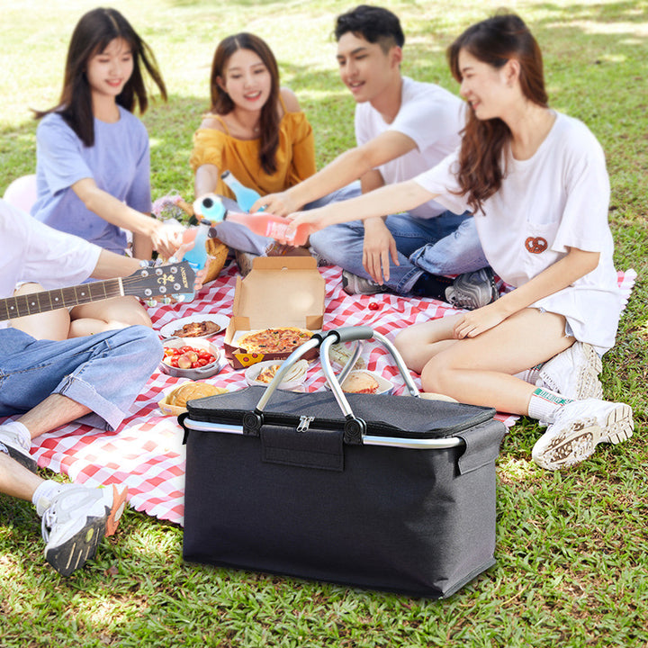 Premium Insulated Picnic Basket Bowlift