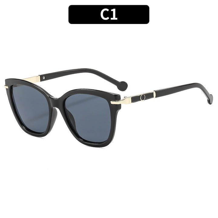Classic Style Stylish Oversized Cat-Eye Sunglasses