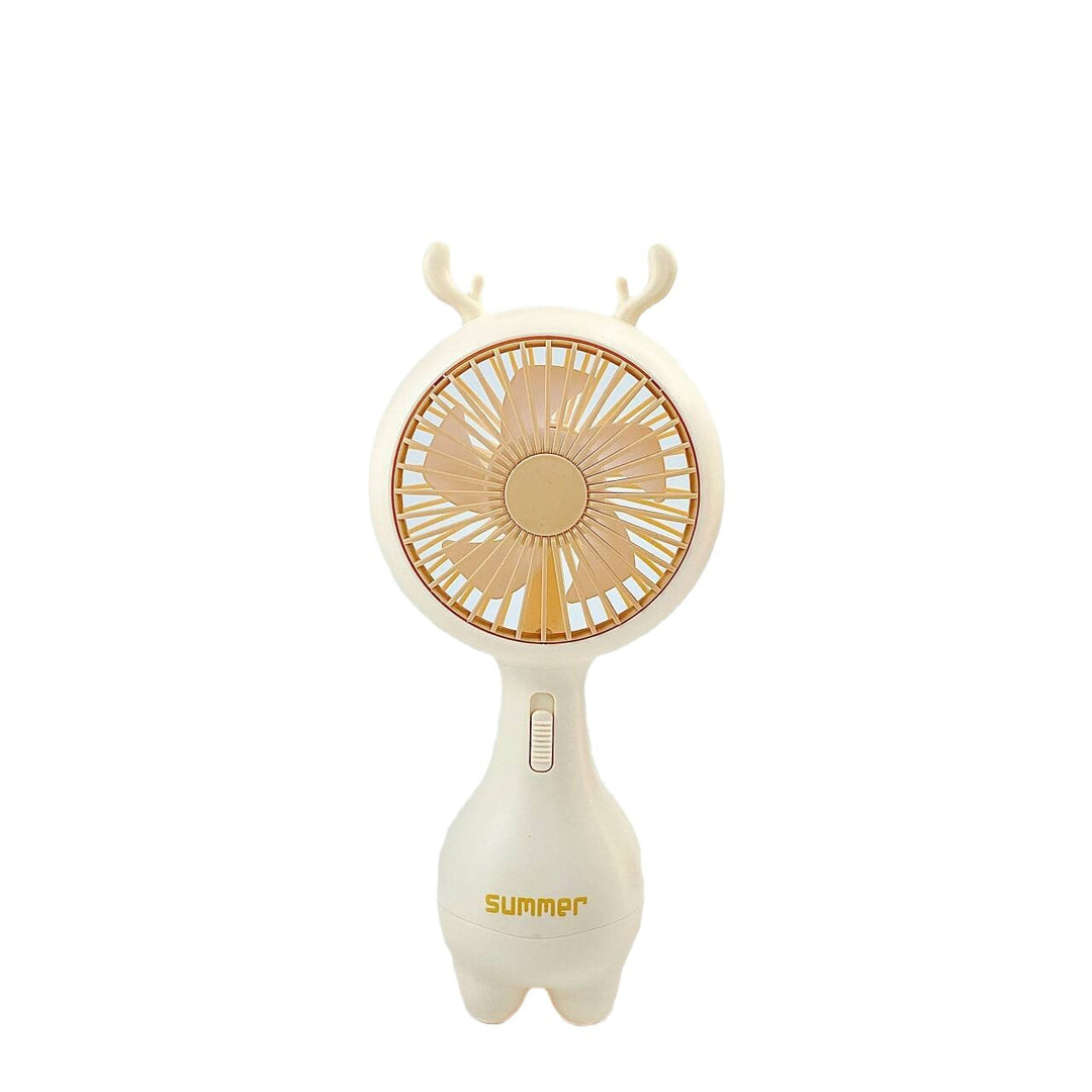 Women Portable Mini Fan with Cute Rabbit Design Bowlift