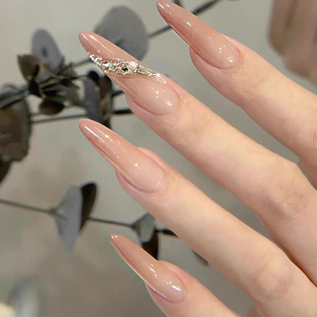 Glamorous Leopard Pattern Press-On Nail Set Bowlift