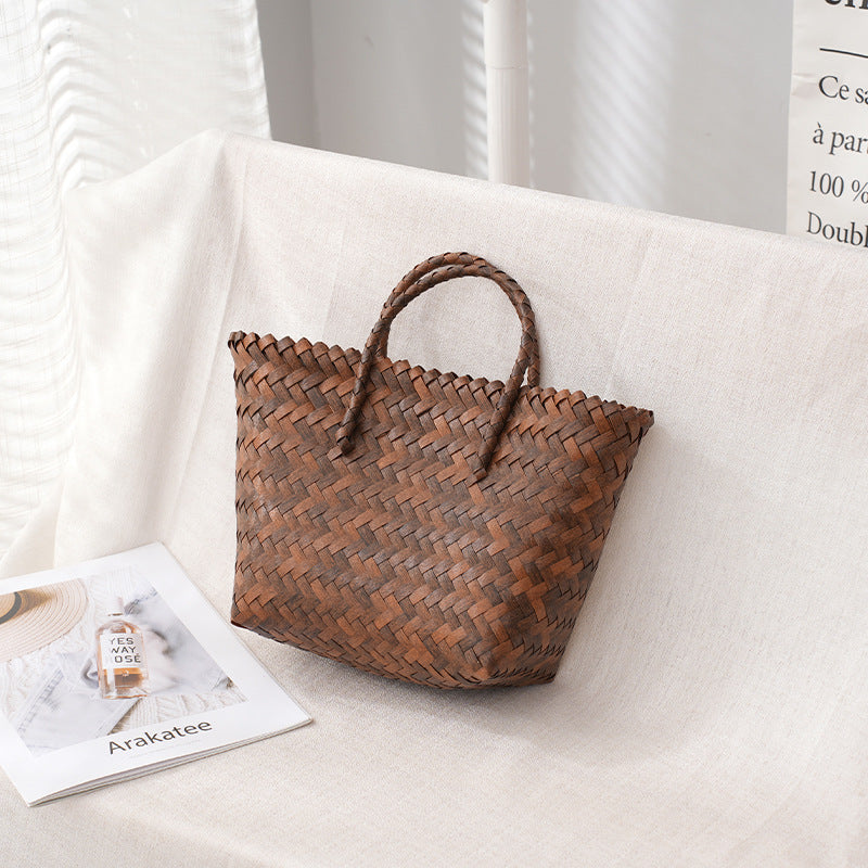 Elegant and Handcrafted Basket Bag Bowlift