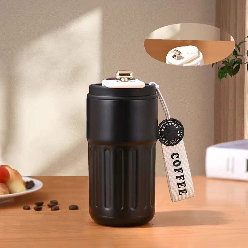 Unisex insulated coffee mug with practical lid Bowlift